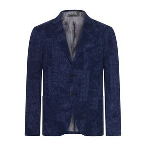 Etro Men Single-Breasted Jacquard Cotton Jacket With Floral Pattern
